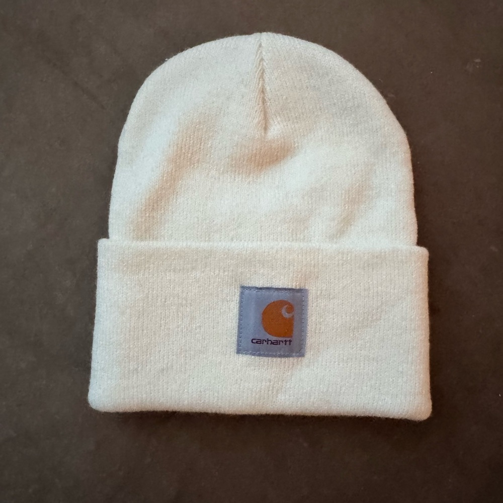 Carhartt Cream Knit Beanie